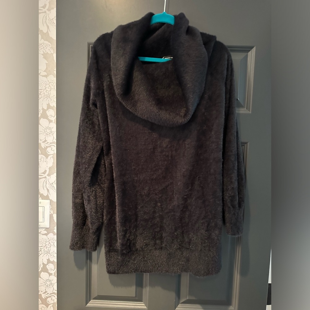 INC XL Eyelash Cowl-neck Sweater